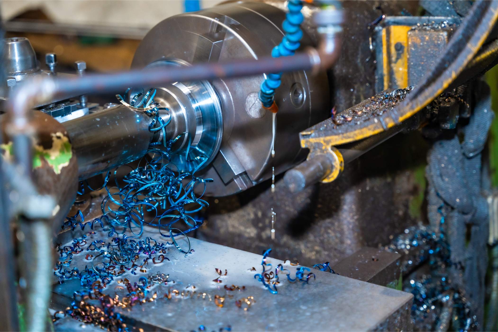 precision machine attaching decoration
